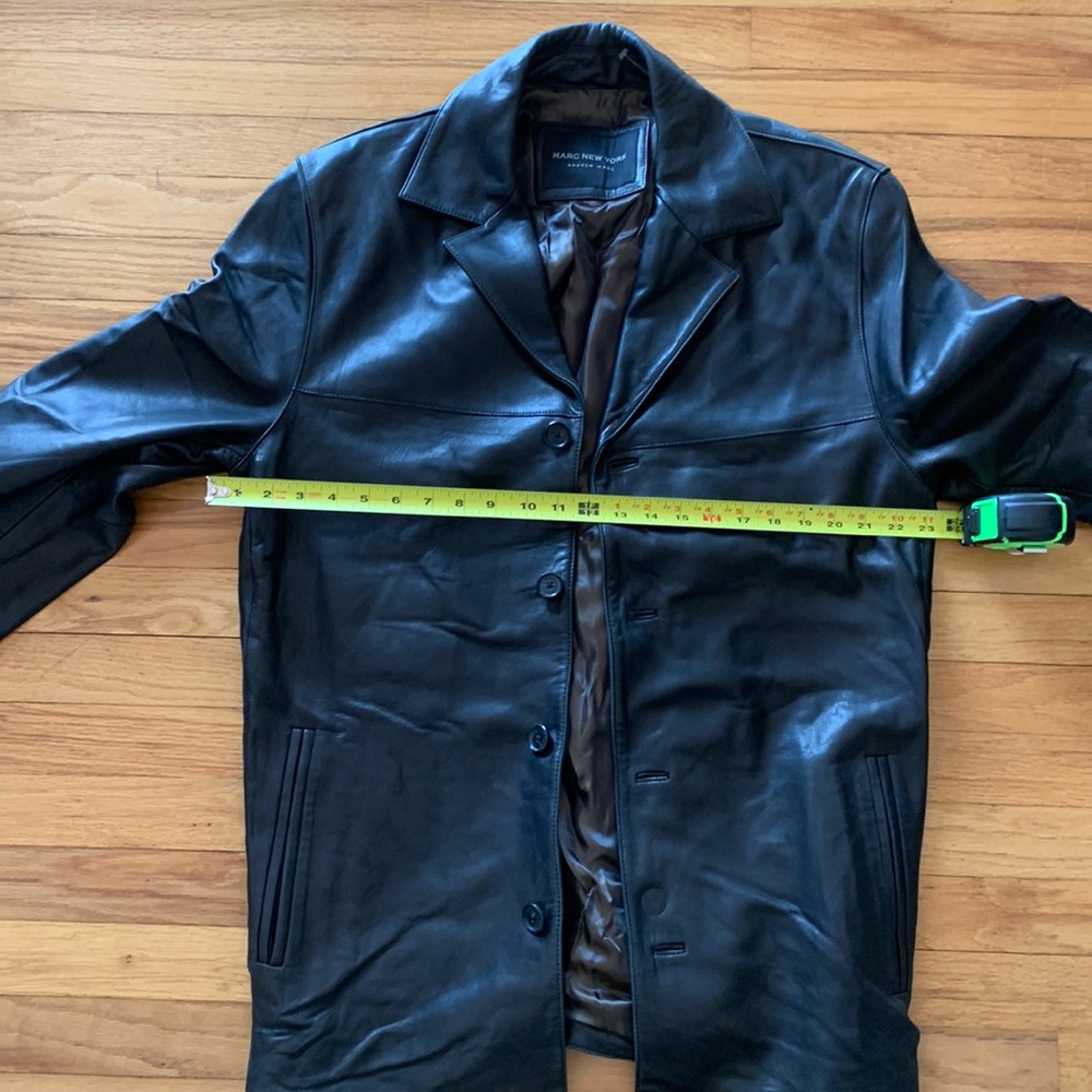 Andrew Marc New York L leather jacket.